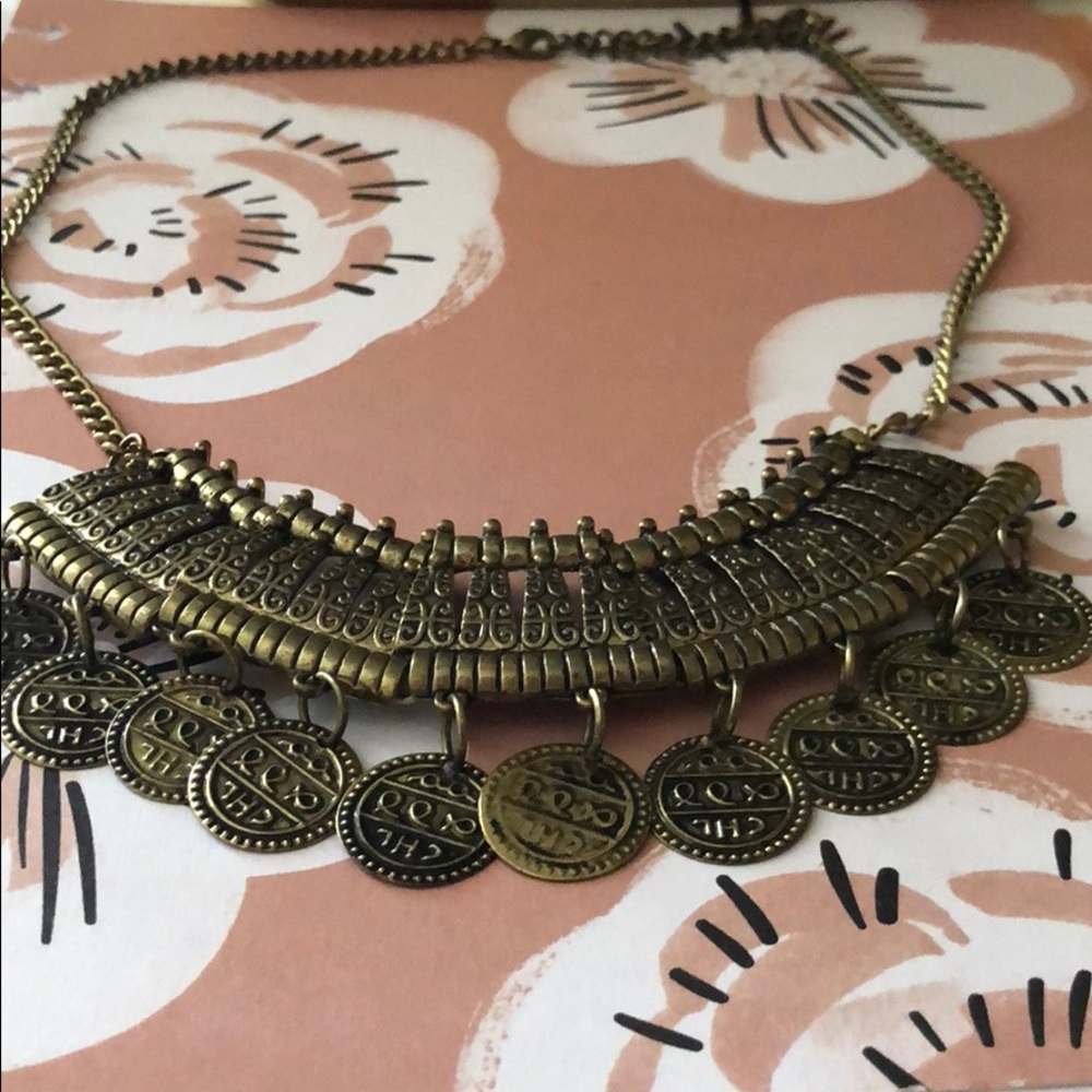 coins necklace